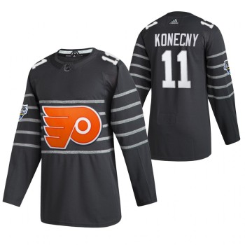 Men's Philadelphia Flyers #11 Travis Konecny 2020 Grey All Star Stitched NHL Jersey Men's Philadelphia Flyers #11 Travis Konecny 2020 Grey All Star Stitched NHL Jersey