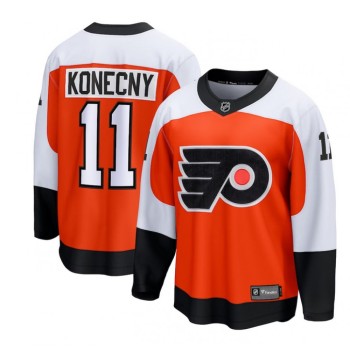 Men's Philadelphia Flyers #11 Travis Konecny Orange Stitched Jersey Men's Philadelphia Flyers #11 Travis Konecny Orange Stitched Jersey