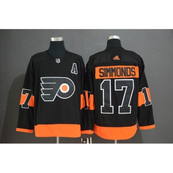 Men's Philadelphia Flyers #17 Wayne Simmonds Black Stitched NHL Jersey Men's Philadelphia Flyers #17 Wayne Simmonds Black Stitched NHL Jersey