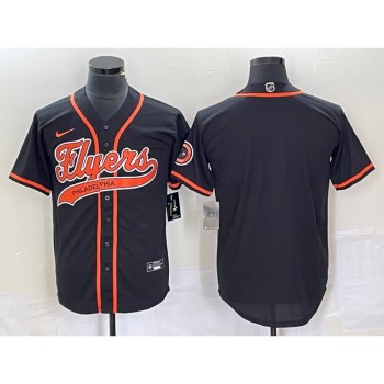 Men's Philadelphia Flyers Blank Black Cool Base Stitched Baseball Jersey Men's Philadelphia Flyers Blank Black Cool Base Stitched Baseball Jersey
