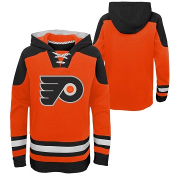 Men's Philadelphia Flyers Blank Orange Ageless Must-Have Lace-Up Pullover Hoodie Men's Philadelphia Flyers Blank Orange Ageless Must-Have Lace-Up Pullover Hoodie