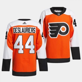 Men's Philadelphia Flyers #44 Nicolas Deslauriers 2023/24 Orange Stitched Jersey Men's Philadelphia Flyers #44 Nicolas Deslauriers 2023/24 Orange Stitched Jersey