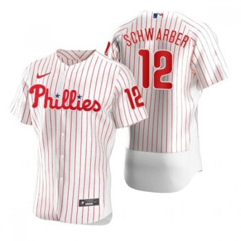 Men's Philadelphia Phillies #12 Kyle Schwarber 2021 White Flex Base Stitched Baseball Jersey Men's Philadelphia Phillies #12 Kyle Schwarber 2021 White Flex Base Stitched Baseball Jersey