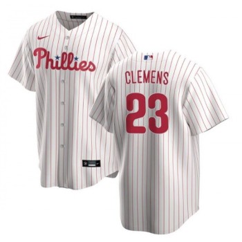 Men's Philadelphia Phillies #23 Kody Clemens White Cool Base Stitched Baseball Jersey Men's Philadelphia Phillies #23 Kody Clemens White Cool Base Stitched Baseball Jersey