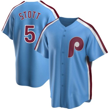 Men's Philadelphia Phillies #5 Bryson Stott Blue Cool Base Stitched Jersey Men's Philadelphia Phillies #5 Bryson Stott Blue Cool Base Stitched Jersey