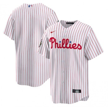 Men's Philadelphia Phillies Blank White 2022 World Series Cool Base Stitched Baseball Jersey Men's Philadelphia Phillies Blank White 2022 World Series Cool Base Stitched Baseball Jersey