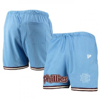 Men's Philadelphia Phillies Blue Mesh Shorts Men's Philadelphia Phillies Blue Mesh Shorts