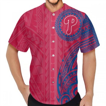 Men's Philadelphia Phillies Red Baseball Jersey Men's Philadelphia Phillies Red Baseball Jersey