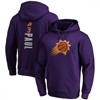 Men's Phoenix Suns #3 Chris Paul 2021 Purple Team Playmaker Name & Number Pullover Hoodie Men's Phoenix Suns #3 Chris Paul 2021 Purple Team Playmaker Name & Number Pullover Hoodie