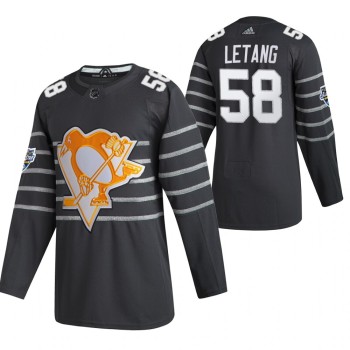 Men's Pittsburgh Penguins #58 Kris Letang 2020 Grey All Star Stitched NHL Jersey Men's Pittsburgh Penguins #58 Kris Letang 2020 Grey All Star Stitched NHL Jersey
