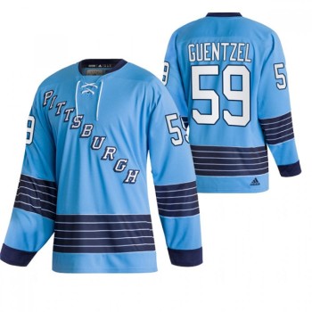 Men's Pittsburgh Penguins #59 Jake Guentzel 2022 Blue Classics Stitched Jersey Men's Pittsburgh Penguins #59 Jake Guentzel 2022 Blue Classics Stitched Jersey