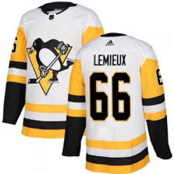 Men's Pittsburgh Penguins #66 Mario Lemieux White Stitched NHL Jersey Men's Pittsburgh Penguins #66 Mario Lemieux White Stitched NHL Jersey