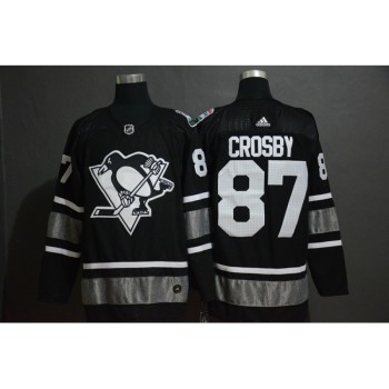 Men's Pittsburgh Penguins #87 Sidney Crosby Black 2019 NHL All-Star Game Jersey