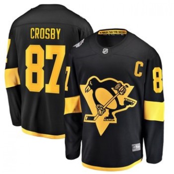 Men's Pittsburgh Penguins #87 Sidney Crosby Black 2019 NHL Stadium Series Stitched Jersey Men's Pittsburgh Penguins #87 Sidney Crosby Black 2019 NHL Stadium Series Stitched Jersey