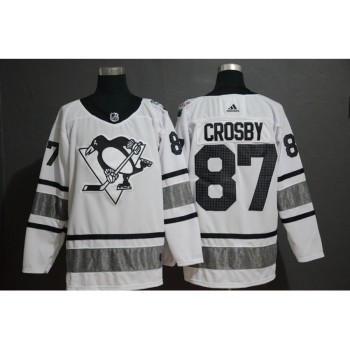 Men's Pittsburgh Penguins #87 Sidney Crosby White 2019 NHL All-Star Game Jersey Men's Pittsburgh Penguins #87 Sidney Crosby White 2019 NHL All-Star Game Jersey
