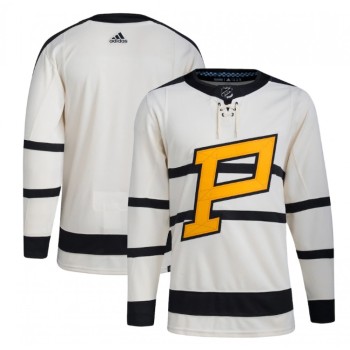 Men's Pittsburgh Penguins Blank Cream 2023 Winter Classic Stitched Jersey Men's Pittsburgh Penguins Blank Cream 2023 Winter Classic Stitched Jersey