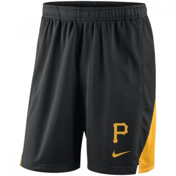 Men's Pittsburgh Pirates Black Franchise Performance Shorts Men's Pittsburgh Pirates Black Franchise Performance Shorts