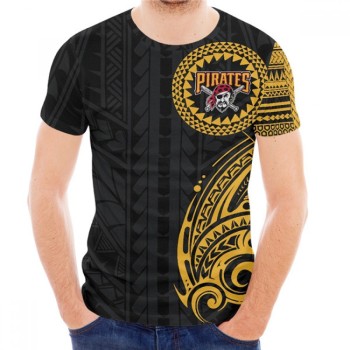 Men's Pittsburgh Pirates Black T-Shirt Men's Pittsburgh Pirates Black T-Shirt