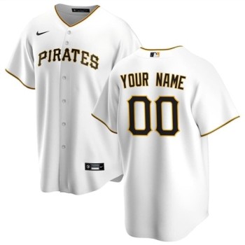 Youth Pittsburgh Pirates White Stitched Baseball Custom Jersey Youth Pittsburgh Pirates White Stitched Baseball Custom Jersey