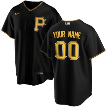 Youth Pittsburgh Pirates Black Stitched Baseball Custom Jersey Youth Pittsburgh Pirates Black Stitched Baseball Custom Jersey
