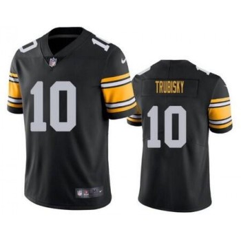 Men's Pittsburgh Steelers #10 Mitchell Trubisky Black Vapor Untouchable Limited Stitched Jersey Men's Pittsburgh Steelers #10 Mitchell Trubisky Black Vapor Untouchable Limited Stitched Jersey