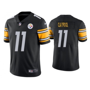Men's Pittsburgh Steelers #11 Chase Claypool Black Vapor Untouchable Limited Stitched Jersey Men's Pittsburgh Steelers #11 Chase Claypool Black Vapor Untouchable Limited Stitched Jersey