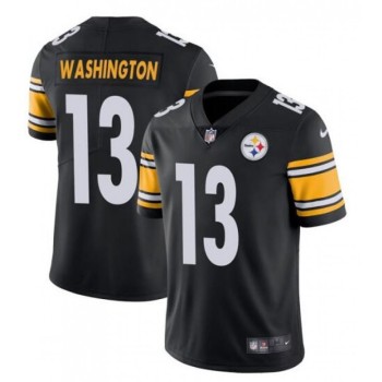 Men's Pittsburgh Steelers #13 James Washington Black 2019 Vapor Untouchable Limited Stitched NFL Jersey Men's Pittsburgh Steelers #13 James Washington Black 2019 Vapor Untouchable Limited Stitched NFL Jersey