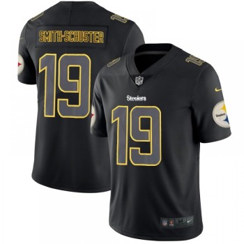 Men's Pittsburgh Steelers #19 JuJu Smith-Schuster 2018 Black Impact Limited Stitched NFL Jersey Men's Pittsburgh Steelers #19 JuJu Smith-Schuster 2018 Black Impact Limited Stitched NFL Jersey