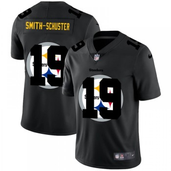 Men's Pittsburgh Steelers #19 JuJu Smith-Schuster 2020 Black Shadow Logo Limited Stitched Jersey Men's Pittsburgh Steelers #19 JuJu Smith-Schuster 2020 Black Shadow Logo Limited Stitched Jersey