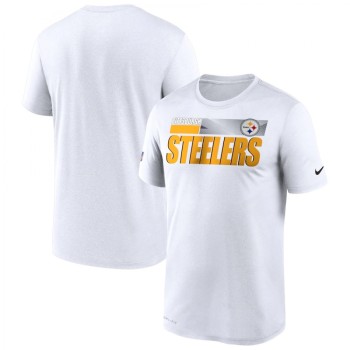 Men's Pittsburgh Steelers 2020 White Sideline Impact Legend Performance T-Shirt Men's Pittsburgh Steelers 2020 White Sideline Impact Legend Performance T-Shirt