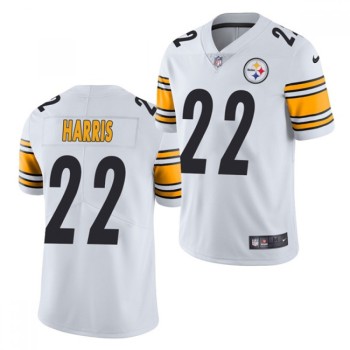 Men's Pittsburgh Steelers #22 Najee Harris 2021 White Vapor Untouchable Limited Stitched Jersey Men's Pittsburgh Steelers #22 Najee Harris 2021 White Vapor Untouchable Limited Stitched Jersey