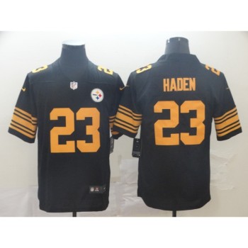 Men's Pittsburgh Steelers #23 Joe Haden Black Color Rush Limited Stitched NFL Jersey Men's Pittsburgh Steelers #23 Joe Haden Black Color Rush Limited Stitched NFL Jersey
