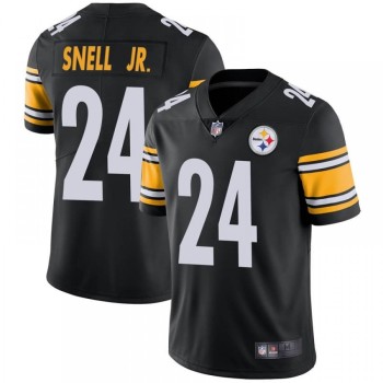 Men's Pittsburgh Steelers #24 Benny Snell Jr. Black Vapor Untouchable Limited Stitched Jersey Men's Pittsburgh Steelers #24 Benny Snell Jr. Black Vapor Untouchable Limited Stitched Jersey