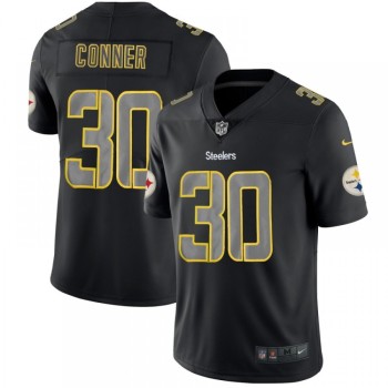 Men's Pittsburgh Steelers #30 James Conner Black 2018 Impact Limited Stitched NFL Jersey Men's Pittsburgh Steelers #30 James Conner Black 2018 Impact Limited Stitched NFL Jersey