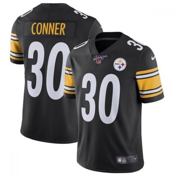 Men's Pittsburgh Steelers #30 James Conner Black 2019 100th Season Vapor Untouchable Limited Stitched NFL Jersey Men's Pittsburgh Steelers #30 James Conner Black 2019 100th Season Vapor Untouchable Limited Stitched NFL Jersey