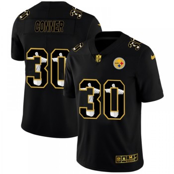 Men's Pittsburgh Steelers #30 James Conner Black Jesus Faith Edition Limited Stitched Jersey Men's Pittsburgh Steelers #30 James Conner Black Jesus Faith Edition Limited Stitched Jersey