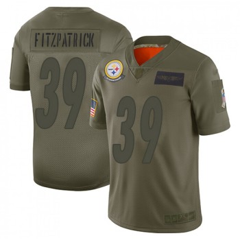 Men's Pittsburgh Steelers #39 Minkah Fitzpatrick 2019 Camo Salute To Service Limited Stitched NFL Jersey Men's Pittsburgh Steelers #39 Minkah Fitzpatrick 2019 Camo Salute To Service Limited Stitched NFL Jersey