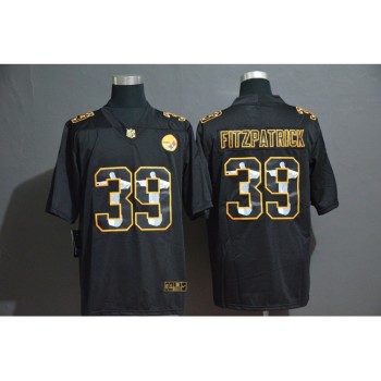 Men's Pittsburgh Steelers #39 Minkah Fitzpatrick Black Jesus Faith Edition Stitched Limited Jersey Men's Pittsburgh Steelers #39 Minkah Fitzpatrick Black Jesus Faith Edition Stitched Limited Jersey