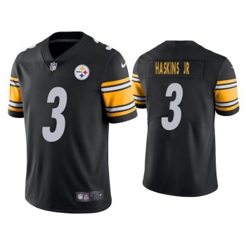 Men's Pittsburgh Steelers #3 Dwayne Haskins Jr. Black Vapor Untouchable Limited Stitched Jersey Men's Pittsburgh Steelers #3 Dwayne Haskins Jr. Black Vapor Untouchable Limited Stitched Jersey