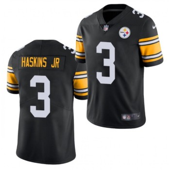 Men's Pittsburgh Steelers #3 Dwayne Haskins Jr. Black Vapor Untouchable Limited Stitched Jersey Men's Pittsburgh Steelers #3 Dwayne Haskins Jr. Black Vapor Untouchable Limited Stitched Jersey