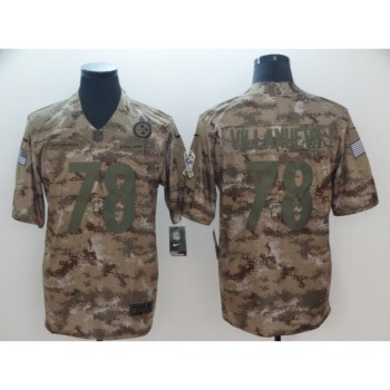 Men's Pittsburgh Steelers #78 Alejandro Villanueva 2018 Camo Salute to Service Limited Stitched NFL Jersey Men's Pittsburgh Steelers #78 Alejandro Villanueva 2018 Camo Salute to Service Limited Stitched NFL Jersey