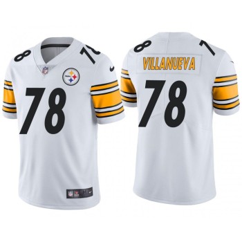 Men's Pittsburgh Steelers #78 Alejandro Villanueva White Vapor Untouchable Limited Stitched Jersey Men's Pittsburgh Steelers #78 Alejandro Villanueva White Vapor Untouchable Limited Stitched Jersey