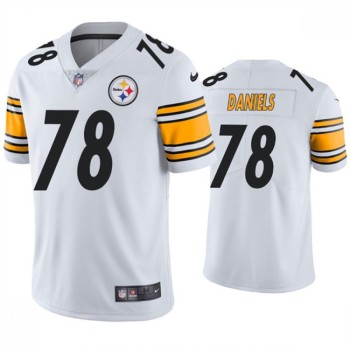 Men's Pittsburgh Steelers #78 James Daniels White Vapor Untouchable Limited Stitched Jersey Men's Pittsburgh Steelers #78 James Daniels White Vapor Untouchable Limited Stitched Jersey