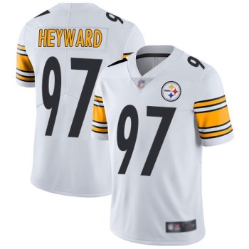 Men's Pittsburgh Steelers #97 Cameron Heyward White Vapor Untouchable Limited Stitched NFL Jersey Men's Pittsburgh Steelers #97 Cameron Heyward White Vapor Untouchable Limited Stitched NFL Jersey
