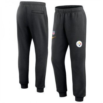 Men's Pittsburgh Steelers Black From Tracking Sweatpants 001 Men's Pittsburgh Steelers Black From Tracking Sweatpants 001