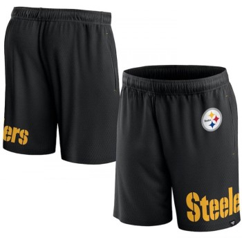 Men's Pittsburgh Steelers Black Shorts Men's Pittsburgh Steelers Black Shorts