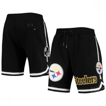 Men's Pittsburgh Steelers Black Shorts Men's Pittsburgh Steelers Black Shorts
