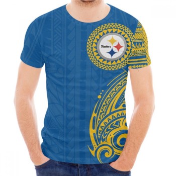 Men's Pittsburgh Steelers Blue T-Shirt Men's Pittsburgh Steelers Blue T-Shirt