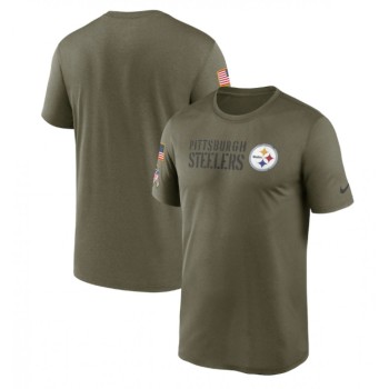 Men's Pittsburgh Steelers Olive 2022 Salute to Service Legend Team T-Shirt Men's Pittsburgh Steelers Olive 2022 Salute to Service Legend Team T-Shirt