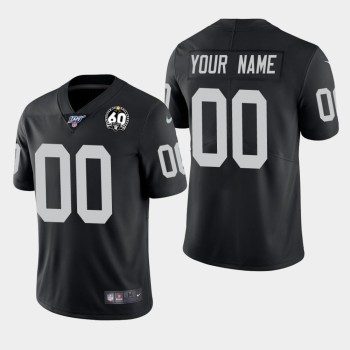 Men's Raiders ACTIVE PLAYER Black 2019 100th Season With 60 Patch Vapor Limited Stitched NFL Jersey Men's Raiders ACTIVE PLAYER Black 2019 100th Season With 60 Patch Vapor Limited Stitched NFL Jersey